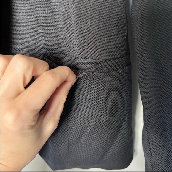 VTG RUSH blazer in gray textured jacquard size small - Picture 4 of 11